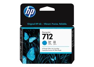 HP 712 29-ML CYAN DESIGNJET INK CARTRIDGE