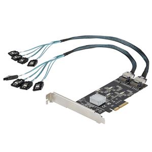 StarTech.com 8P6G-PCIE-SATA-CARD scheda di interfaccia e adattatore Interno Mini-SAS