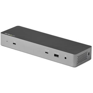 StarTech.com TB3CDK2DHUE replicatore di porte e docking station per laptop Cablato Nero, Grigio