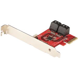 StarTech.com 4P6G-PCIE-SATA-CARD scheda di interfaccia e adattatore Interno