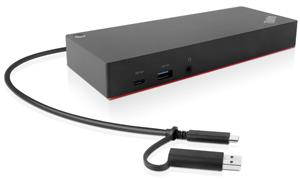 Lenovo 40AF0135EU replicatore di porte e docking station per laptop Cablato Nero