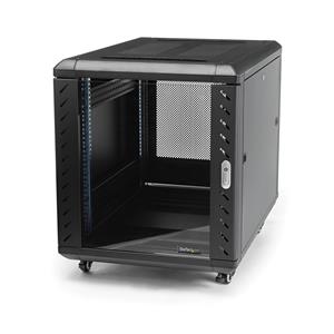 StarTech.com RK1236BKF rack Rack indipendenti Nero