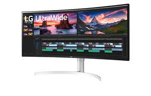 LG 38WN95CP-W Monitor PC 96,5 cm (38) 3840 x 1600 Pixel Quad HD+ QLED Bianco