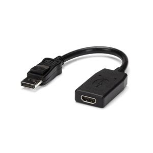 StarTech.com DP2HDMI cavo e adattatore video 0,24 m HDMI tipo A (Standard) Nero