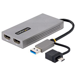 StarTech.com 107B-USB-HDMI adattatore grafico USB 3840 x 2160 Pixel Grigio