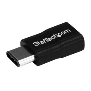 StarTech.com USB2CUBADP adattatore per inversione del genere dei cavi USB 2.0 Type-C USB 2.0 Micro-B Nero