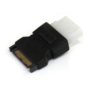 StarTech.com LP4SATAFM adattatore per inversione del genere dei cavi SATA (15-pin) LP4 (4-pin) Nero