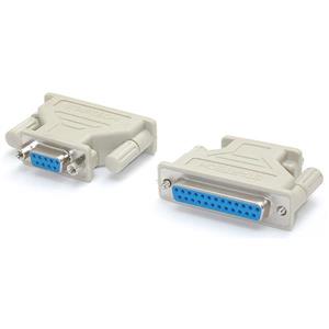 StarTech.com AT925FF adattatore per inversione del genere dei cavi DB-9 DB-25 Beige