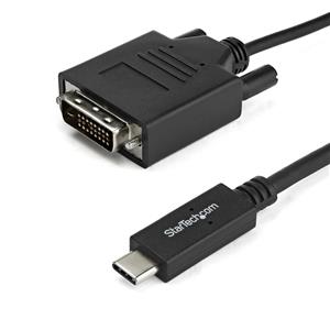 StarTech.com CDP2DVIMM2MB cavo e adattatore video USB tipo-C DVI-D Nero