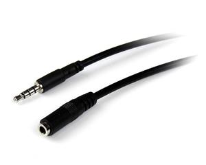 StarTech.com 1m 3.5mm/3.5mm cavo audio Nero