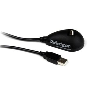 StarTech.com USBEXTAA5DSK cavo USB USB 2.0 USB A Nero