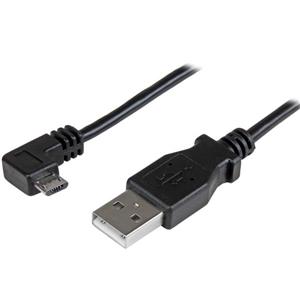 StarTech.com USBAUB1MRA cavo USB USB 2.0 USB A Micro-USB B Nero