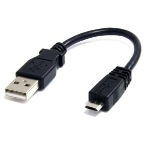 StarTech.com UUSBHAUB6IN cavo USB 0,1524 m USB A Micro-USB B Nero