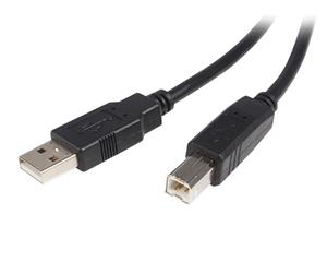 StarTech.com 0.5m, USB 2.0 A/USB 2.0 B, M/M cavo USB 0,5 m USB A USB B Nero