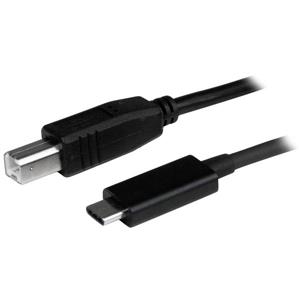 StarTech.com USB2CB1M cavo USB USB 2.0 USB C USB B Nero