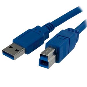 StarTech.com USB3SAB1M cavo USB USB 3.2 Gen 1 (3.1 Gen 1) USB A USB B Blu