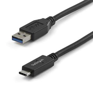 StarTech.com USB31AC1M cavo USB USB 3.2 Gen 2 (3.1 Gen 2) USB A USB C Nero