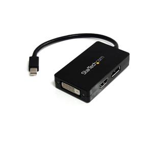 StarTech.com MDP2DPDVHD cavo e adattatore video 0,15 m DisplayPort + DVI-D + HDMI Nero