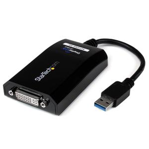 StarTech.com USB32DVIPRO adattatore grafico USB 2048 x 1152 Pixel Nero