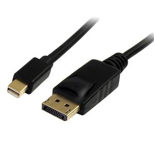 StarTech.com MDP2DPMM2M cavo DisplayPort Nero