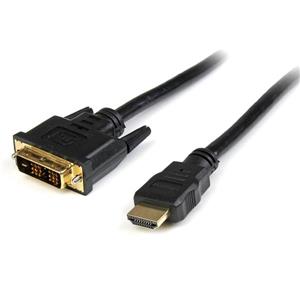 StarTech.com 0.5m, HDMI - DVI-D Nero