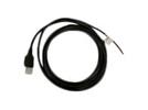 RS232 5V SIGNALS BLK DB9 MALE 3M COILED EXTERNAL POWER