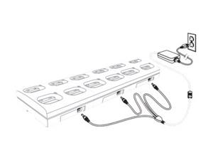 12 BAY 8680I WEARABLE MINI MOBI CHARGER EXT/SLIM BATT NO CORD