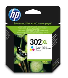 HP 302XL High Yield Tri-color Original Ink Cartridge cartuccia d'inchiostro 1 pz Resa elevata (XL) Ciano, Magenta, Giallo