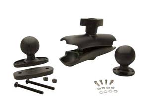 RAM MOUNT KIT FLAT CLAMP BASE MED ARM 8.5IN BALL VEHICLE DOCK