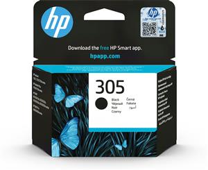 HP 305 Black Original Ink Cartridge cartuccia d'inchiostro 1 pz Resa standard