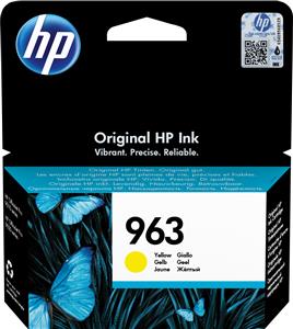 HP 963 Yellow Original Ink Cartridge cartuccia d'inchiostro 1 pz Resa standard