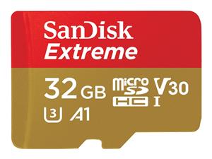 SANDISK EXTREME MICROSD CARD FOR MOBILE GAMING 32GB