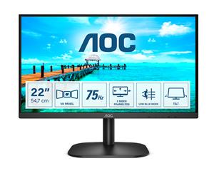 AOC B2 22B2H/EU LED display 54,6 cm (21.5) 1920 x 1080 Pixel Full HD Nero