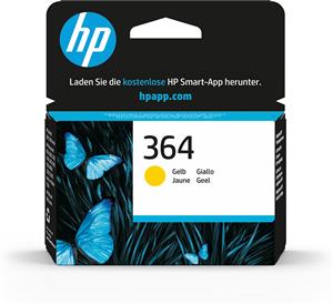 HP 364 Yellow Original Ink Cartridge cartuccia d'inchiostro 1 pz Resa standard