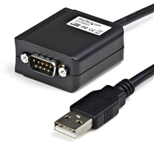 StarTech.com ICUSB422 adattatore per inversione del genere dei cavi DB9 M USB-A FM Nero