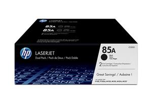 HP 85A 2-pack Black Original LaserJet Toner Cartridges cartuccia toner 2 pz Originale