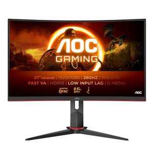 AOC G2 C27G2Z3/BK Monitor PC 68,6 cm (27) 1920 x 1080 Pixel Full HD LED Nero, Rosso