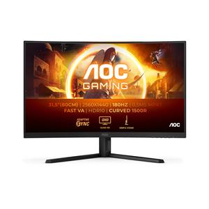 AOC G4 CQ32G4VE Monitor PC 81,3 cm (32) 2560 x 1440 Pixel Quad HD LCD Nero, Grigio