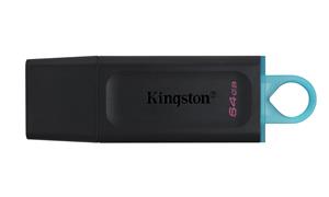 Kingston Technology DataTraveler Exodia unità flash USB 64 GB USB tipo A 3.2 Gen 1 (3.1 Gen 1) Nero, Turchese