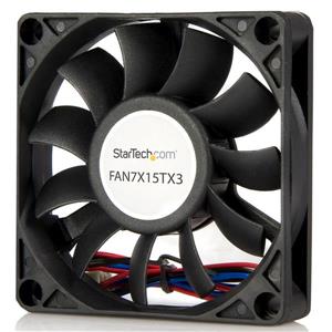 StarTech.com FAN7X15TX3 sistema di raffreddamento per computer Case per computer Ventilatore 7 cm Nero