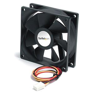 StarTech.com FAN9X25TX3L sistema di raffreddamento per computer Case per computer Ventilatore 9,2 cm Nero