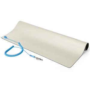 StarTech.com LG-ANTI-STATIC-MAT tappetino antistatico Beige Cloruro di polivinile (PVC) 1 pz