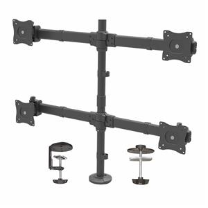 StarTech.com ARMQUAD supporto da tavolo per Tv a schermo piatto 68,6 cm (27) Nero