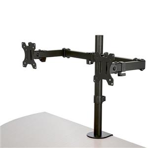 StarTech.com ARMDUAL2 supporto da tavolo per Tv a schermo piatto 81,3 cm (32) Nero