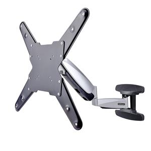 StarTech.com FHA-TV-WALL-MOUNT Supporto TV a parete 139,7 cm (55) Nero, Argento