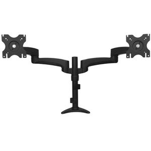 StarTech.com ARMDUAL supporto da tavolo per Tv a schermo piatto 61 cm (24) Nero Scrivania