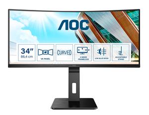 AOC P2 CU34P2A LED display 86,4 cm (34) 3440 x 1440 Pixel Quad HD Nero