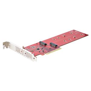 StarTech.com DUAL-M2-PCIE-CARD-B scheda di interfaccia e adattatore Interno