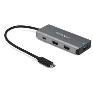 StarTech.com HB31C3A1CPD3 hub di interfaccia USB 3.2 Gen 2 (3.1 Gen 2) Type-C 10000 Mbit/s Nero, Grigio