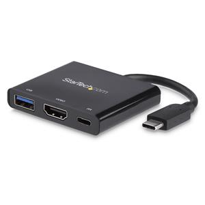 StarTech.com CDP2HDUACP replicatore di porte e docking station per laptop Cablato USB 3.2 Gen 1 (3.1 Gen 1) Type-C Nero